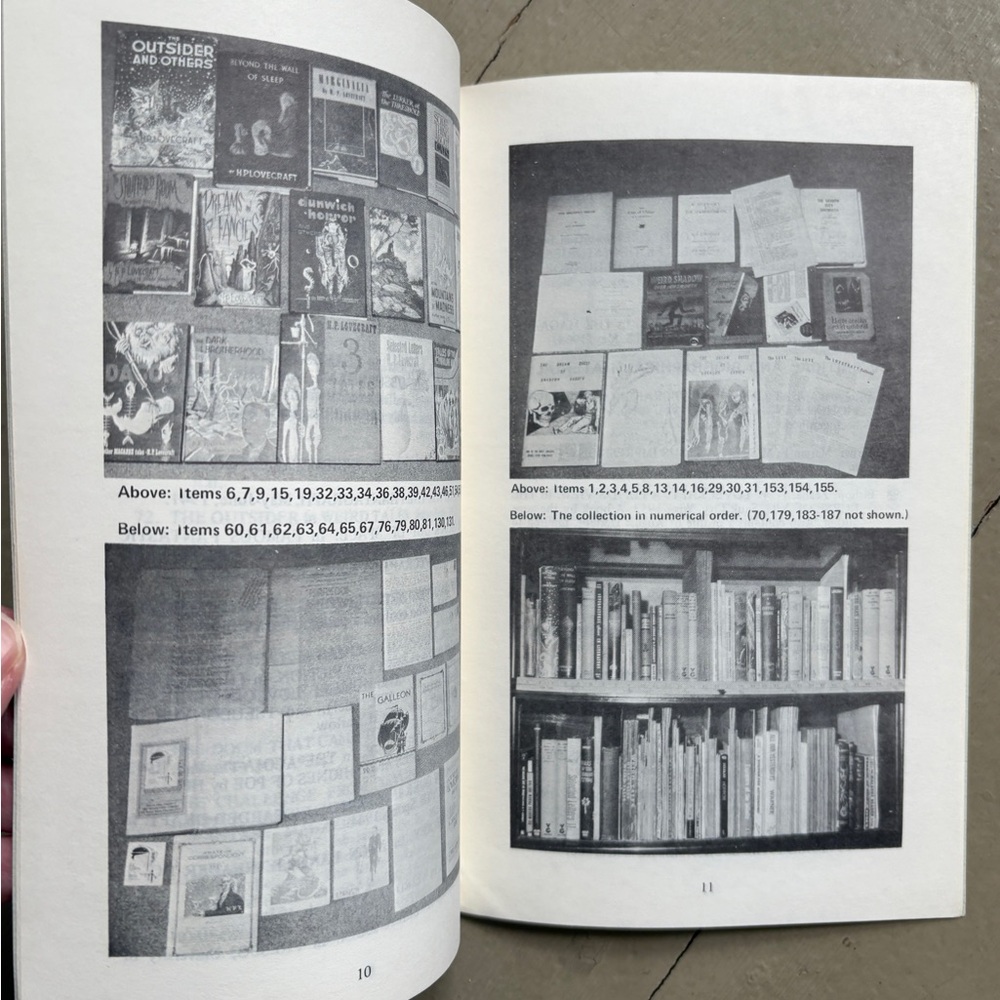 1970 Howard Phillips Lovecraft Book Catalogue Necronimicon Innsmouth Cthulhu - Picture 2 of 7